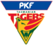 The current Tigers logo as adopted in 1995–96.