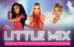 Promotional poster for Little Mix's Confetti Tour