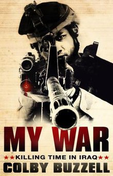 Моя война - Убивая время в Ираке book cover.jpg