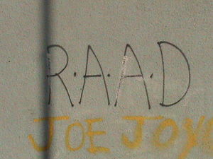 RAAD graffiti