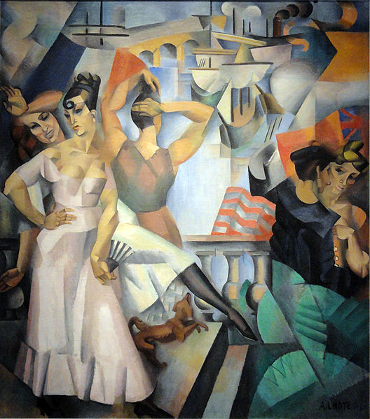 File:André Lhote, 1913, L'Escale, oil on canvas, 210 x 185 cm, Musée d'Art Moderne de la ville de Paris.jpg