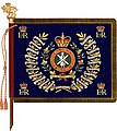 The regimental colour of The Black Watch (Royal Highland Regiment) of Canada.