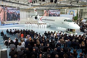 Dassault Falcon 5X roll-out.jpg