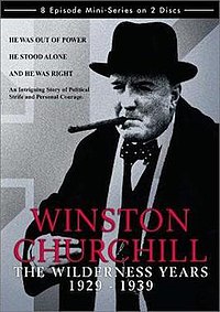Picture of Robert Hardy as Winston Churchill from DVD cover