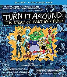 Box cover with cartoon monsters playing as a band