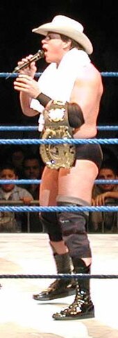 Layfield is a former WWE Champion JBL WWE-Champion.jpg
