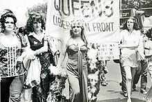 Фронт освобождения Куинса марширует в Нью-Йорке, 1973 год. Jpg