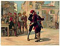 Image 80Cavalleria rusticana – Turiddu bites Alfio's ear, author unknown (restored by Adam Cuerden) (from Wikipedia:Featured pictures/Culture, entertainment, and lifestyle/Theatre)