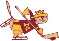 Атлетично лого за хокей на лед на Минесота Golden Gophers за мъже