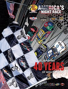 The 2018 Bass Pro Shops NRA Night Race program cover.