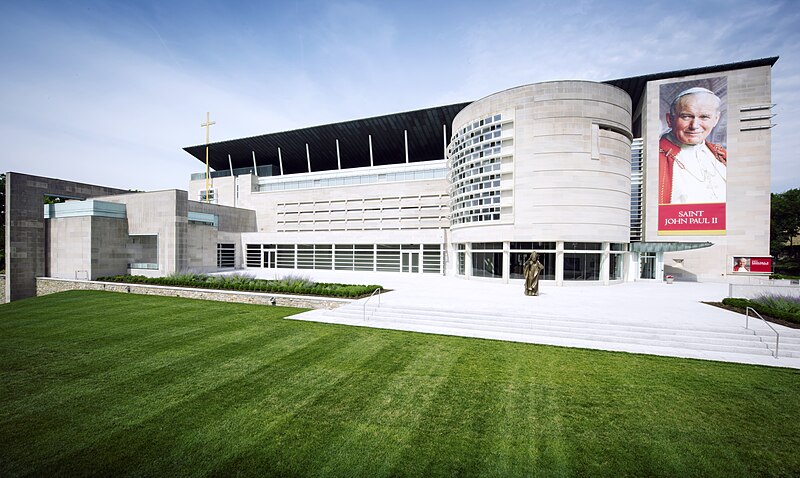 File:Exterior of the Saint John Paul II National Shrine in Washington, DC.jpg