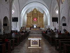 Inside Santo Niño Parish Church, Tacloban