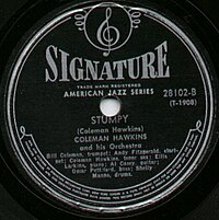 Signature Record by Coleman Hawkins