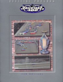 2000 Brickyard 400 program cover