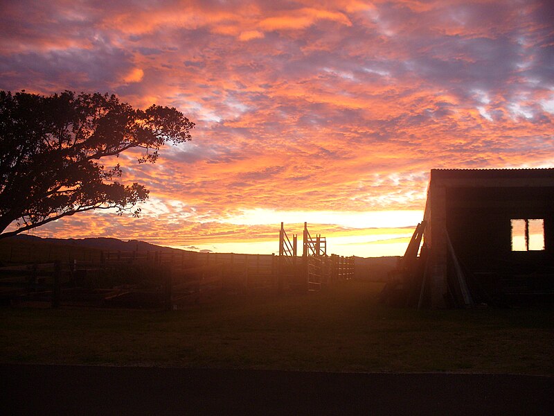 File:Sunset at Marshall Mount.jpg