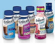 Photo of the different available Ensure shakes from June 2012