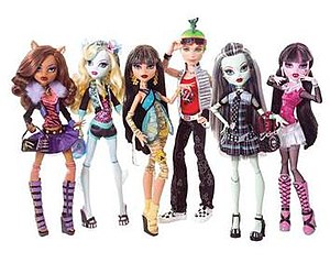 Monster High dolls from 2010