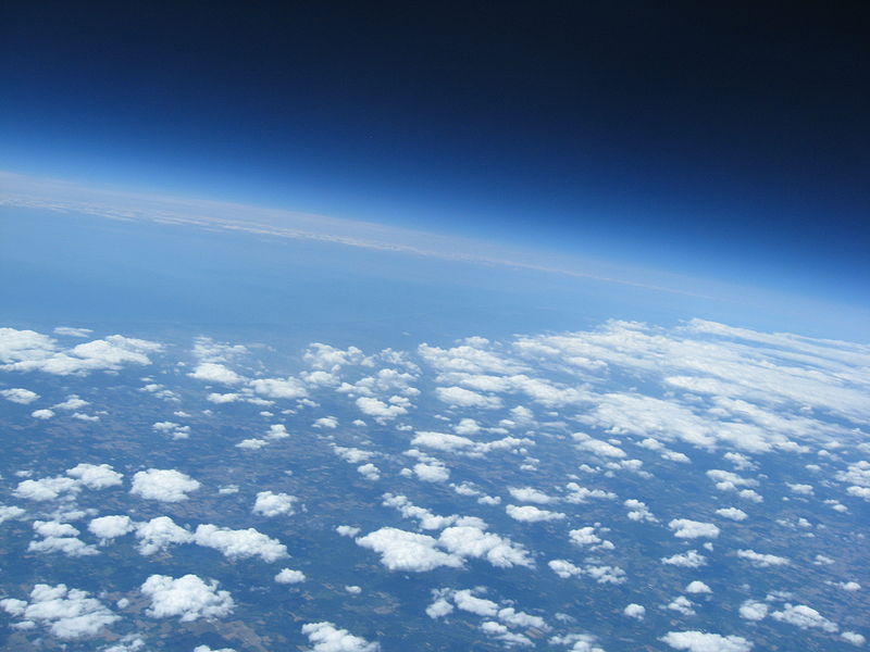 Vista desde globo de alta altitud
