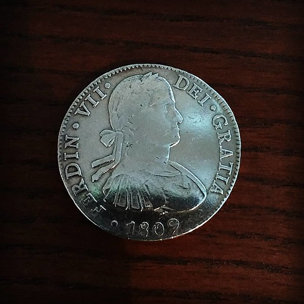 File:Spanish Dollar, minted in Mexico City 1809.jpg