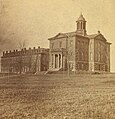 Hathorn and Parker Halls in the 1860s
