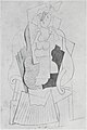 Pablo Picasso, Femme assise dans un fauteuil (Woman sitting in an armchair), reproduced in L'Elan, Number 9, 12 February 1916