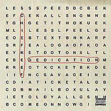 A Word search puzzle, with the words "CHIEFKEEF" and "DEDICATION" marked.