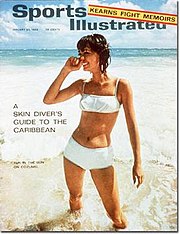 1964's first swimsuit issue cover