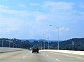 Crossing the Olgiati Bridge in 2009