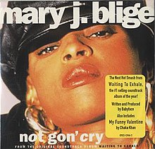 Not Gon' cry by Mary j Blige US CD single.jpg