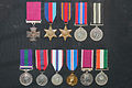 All 11 of Tul Bahadur Pun's medals on display at the Gurkha Museum, Winchester