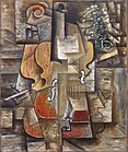 Pablo Picasso, 1912, Violin and Grapes, oil on canvas, 61 x 50.8 cm, Museum of Modern Art, New York