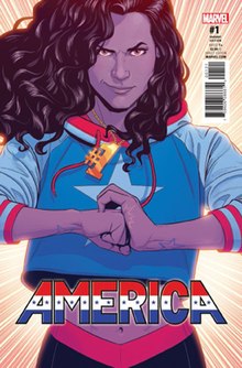 Variant cover of America #1 (March 2017)