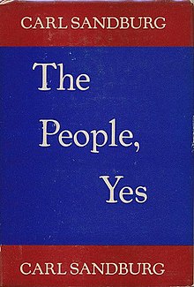 Carl Sandburg, The People, Yes, cover.jpg