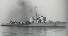 Italian Poeti-class destroyer Alfredo Oriani