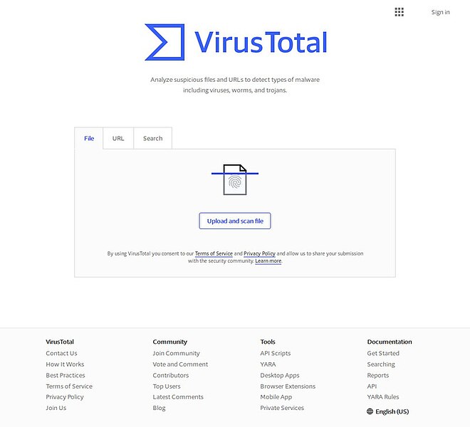 File:VirusTotal Screenshot.jpg