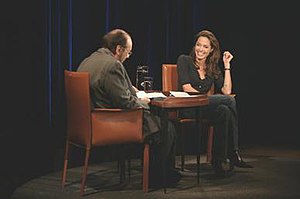 James Lipton with guest Angelina Jolie. The ma...