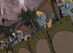 Elves as portrayed in the 1977 Rankin-Bass ver...