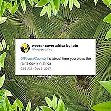 Обложка альбома Weezer Africa.jpeg