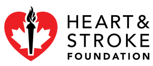 The Heart and Stroke Foundation logo.