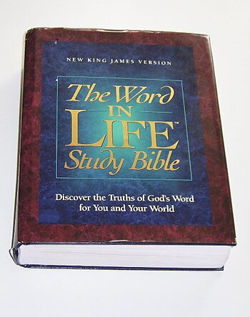 A study Bible.