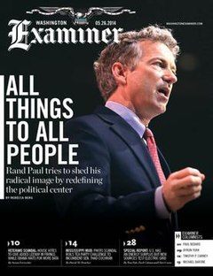 Изображение на корицата на списание Washington Examiner за 29 юли 2013 г.jpg