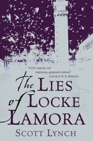 Cover to the US hardback edition of "The Lies of Locke Lamora"