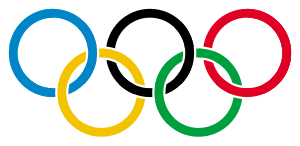 The Olympic Rings, the symbol of the modern Ol...