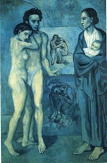 Pablo Picasso's Blue Period piece, La Vie (1903), is one of the highlights of the museum's Modern European Painting and Sculpture collection. Picasso la vie.jpg