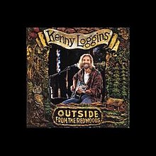 Image of the front album cover of Kenny Loggins, Outside: From the Redwoods