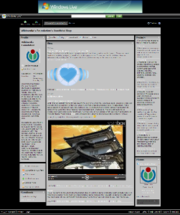 New MSN Spaces layout as of April 2005
