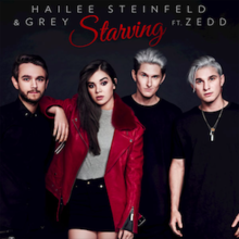 Starving (featuring Zedd) (Official Single Cover) by Hailee Steinfled and Grey.png