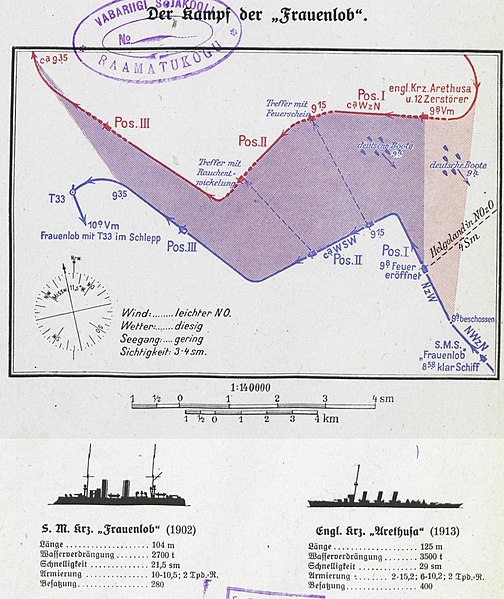 File:The actions of the German light cruiser "Frauenlob" in the Battle of Heligoland Bight, 1914 (German perspective).jpg