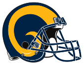 Rams helmet, 1973-1999, 2018-2019 NFL Rams Classical Helmet.svg