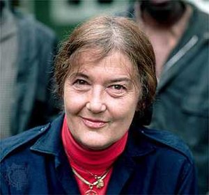 Dian Fossey in November 1985; photograph by Ya...